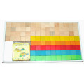 Colorido de madera de 2,5 cm cubo de madera Puzzle Building Blocks